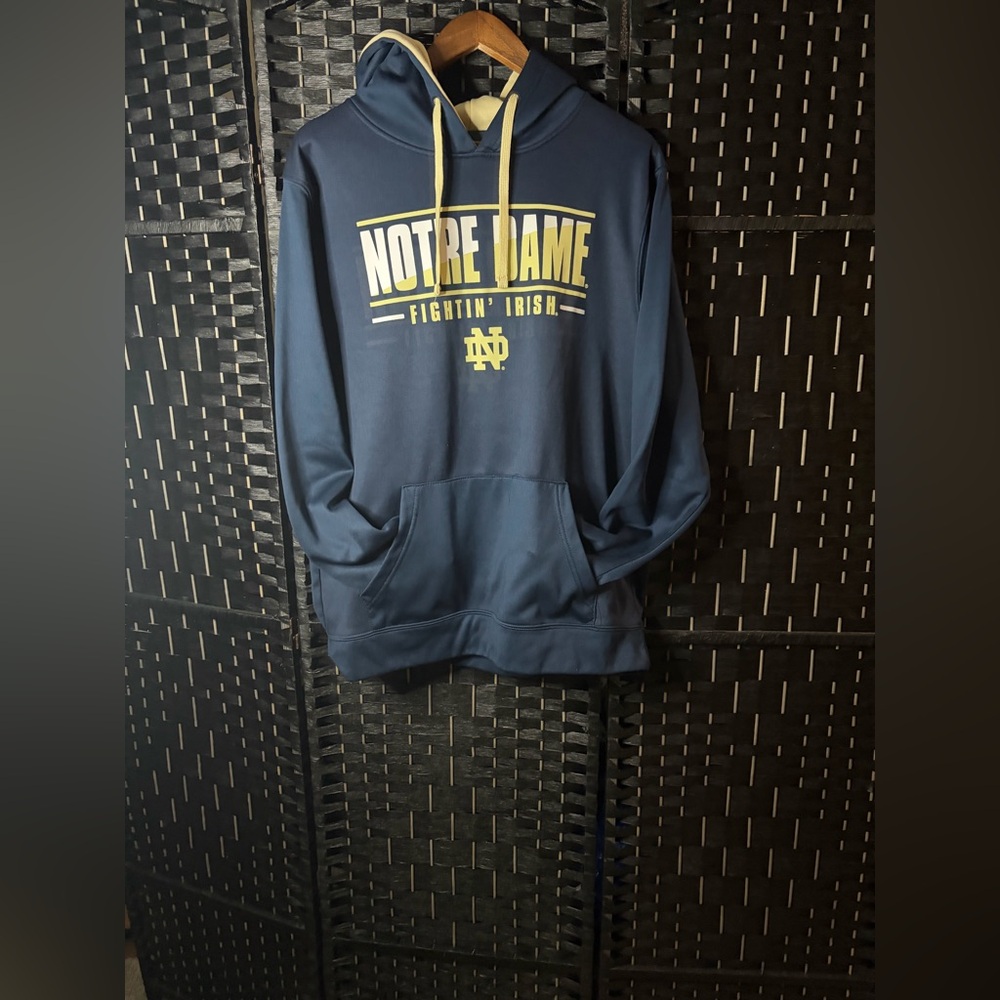 Men’s Navy and Gold Notre Dame Hoodie